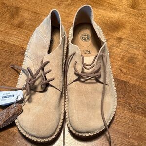 Birkenstock Beige Suede Upsala low